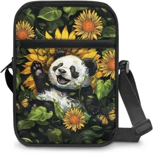 Suobstales Crossbody Bag Sling Purse for Women Men Mini Shoulder Bag Messenger Bag Fanny Back Pack Travel Passport Wallet Bag