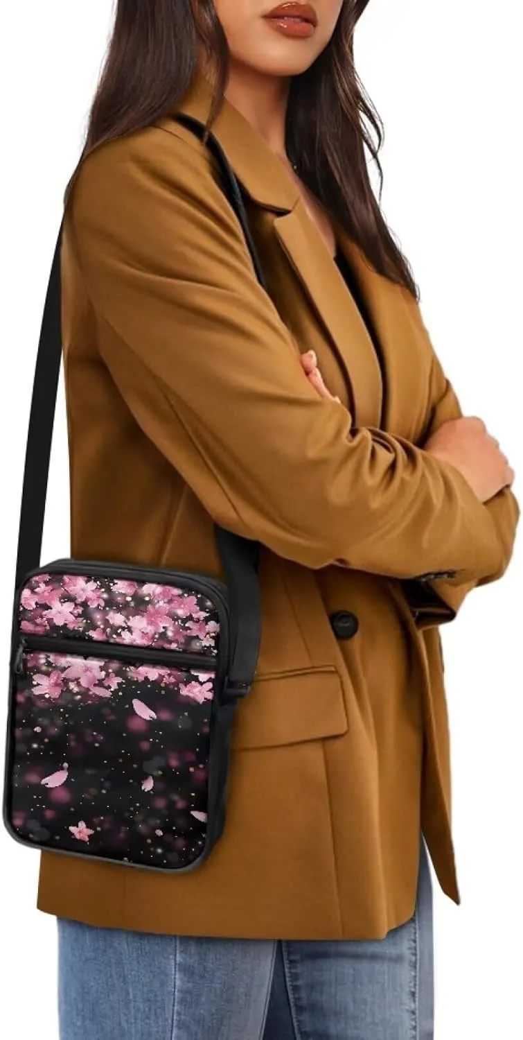 Suobstales Crossbody Bags for Women Shoulder Bag Cell Phone Pouch with Adjustable Strap, Small Messenger Bag Casual Purse