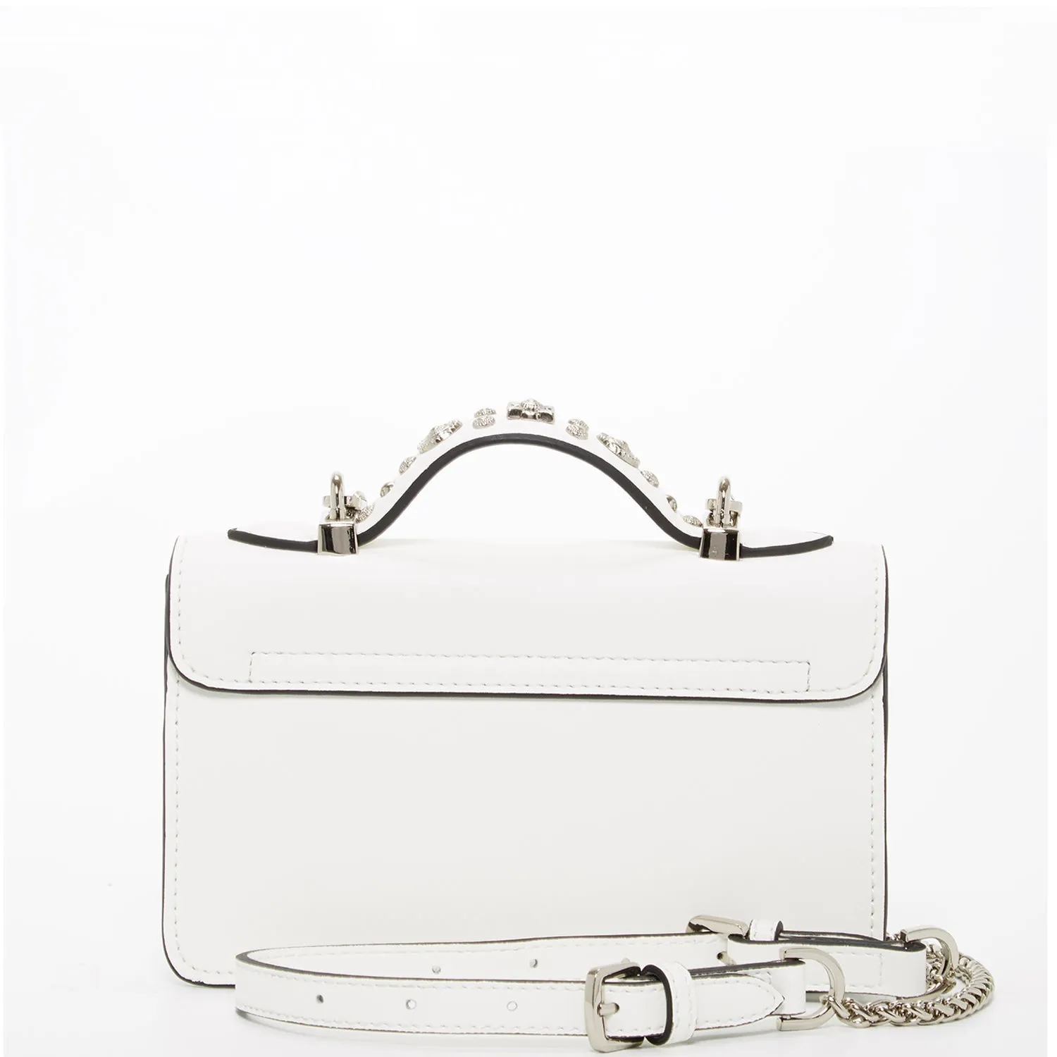 SUSU The Hollywood White Leather Crossbody Bag