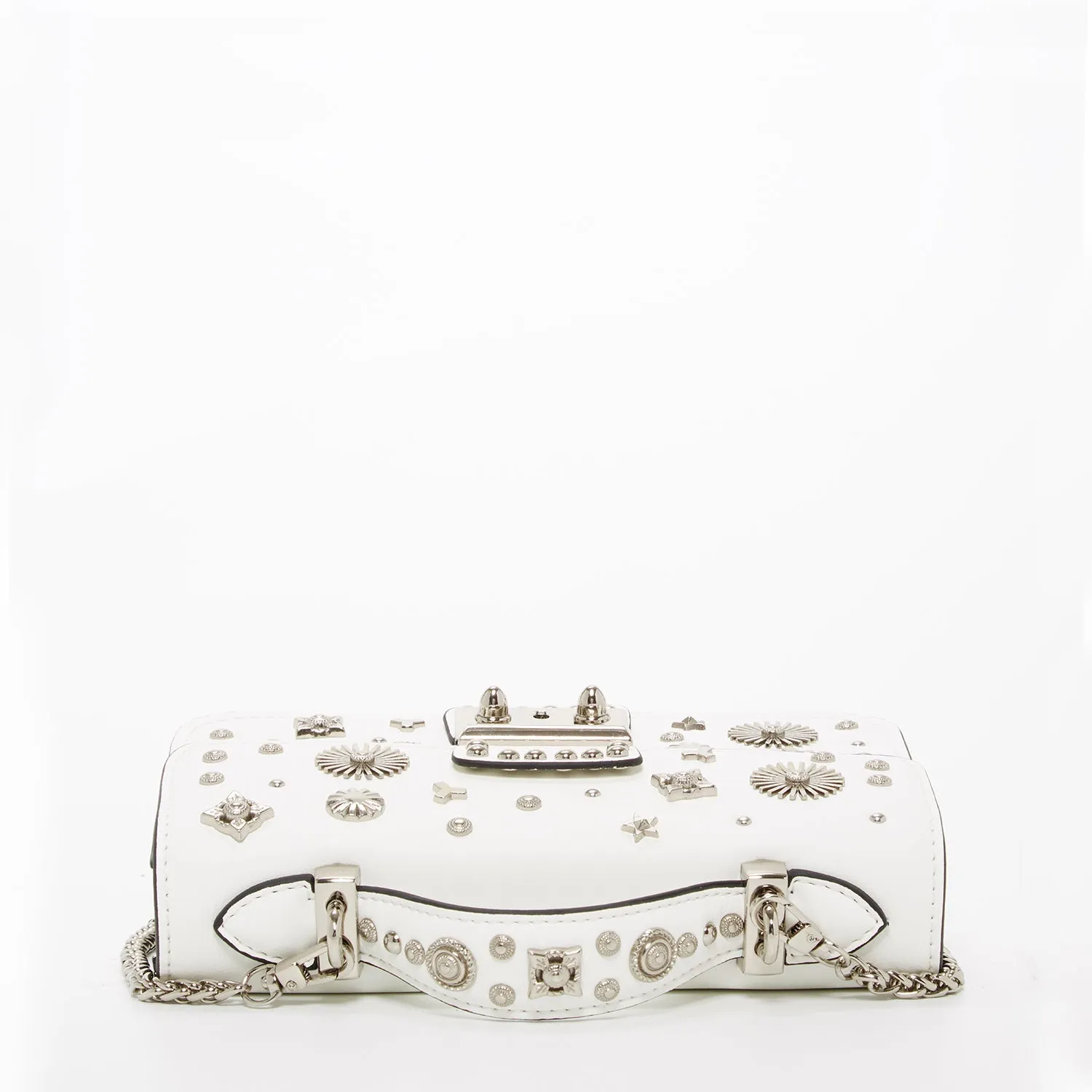 SUSU The Hollywood White Leather Crossbody Bag
