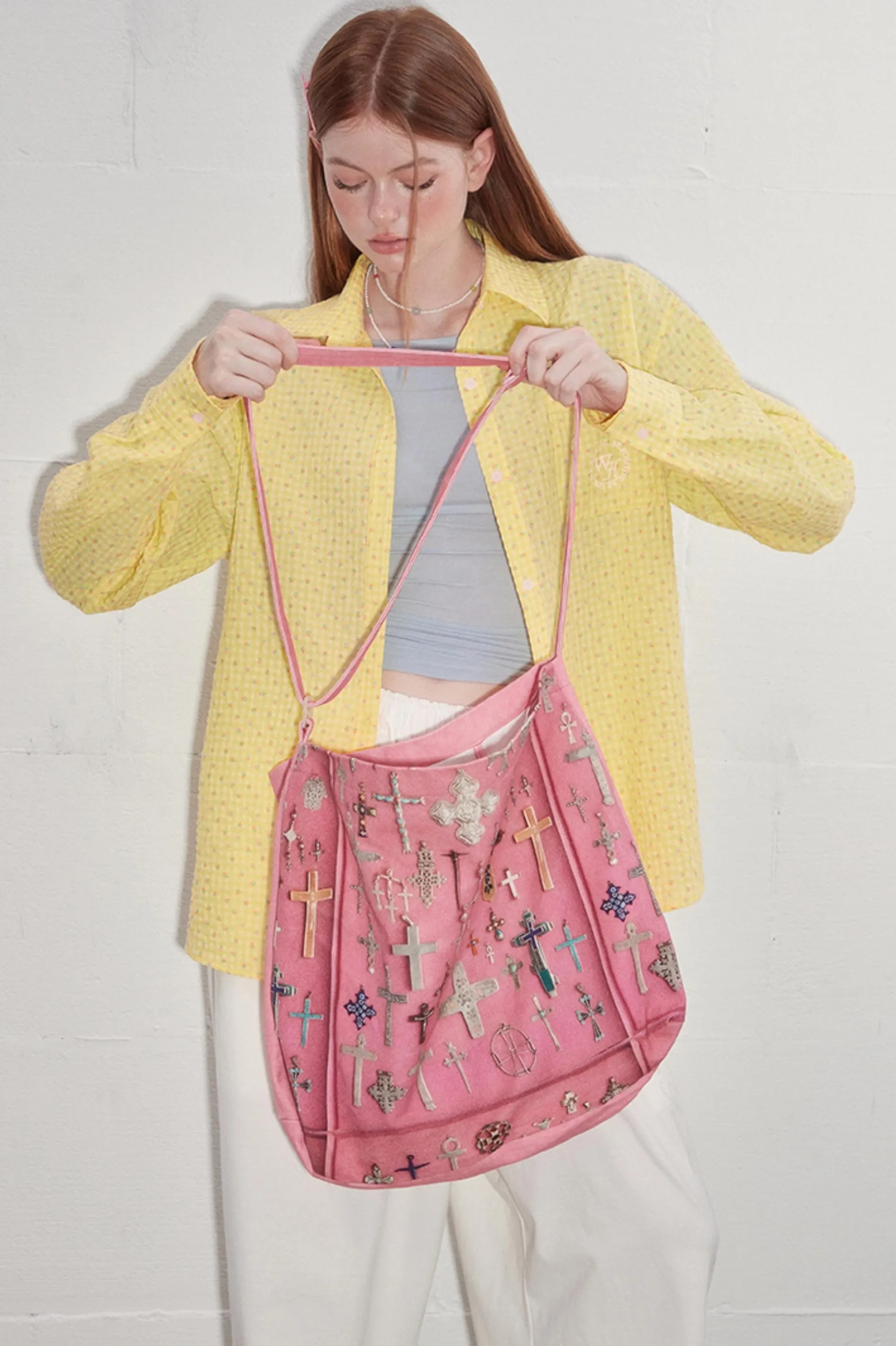 Sweet Pink Crossbody Bag