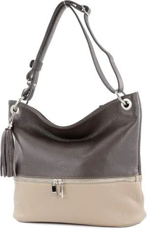 T143 - Italian leather shoulder bag cross body bag