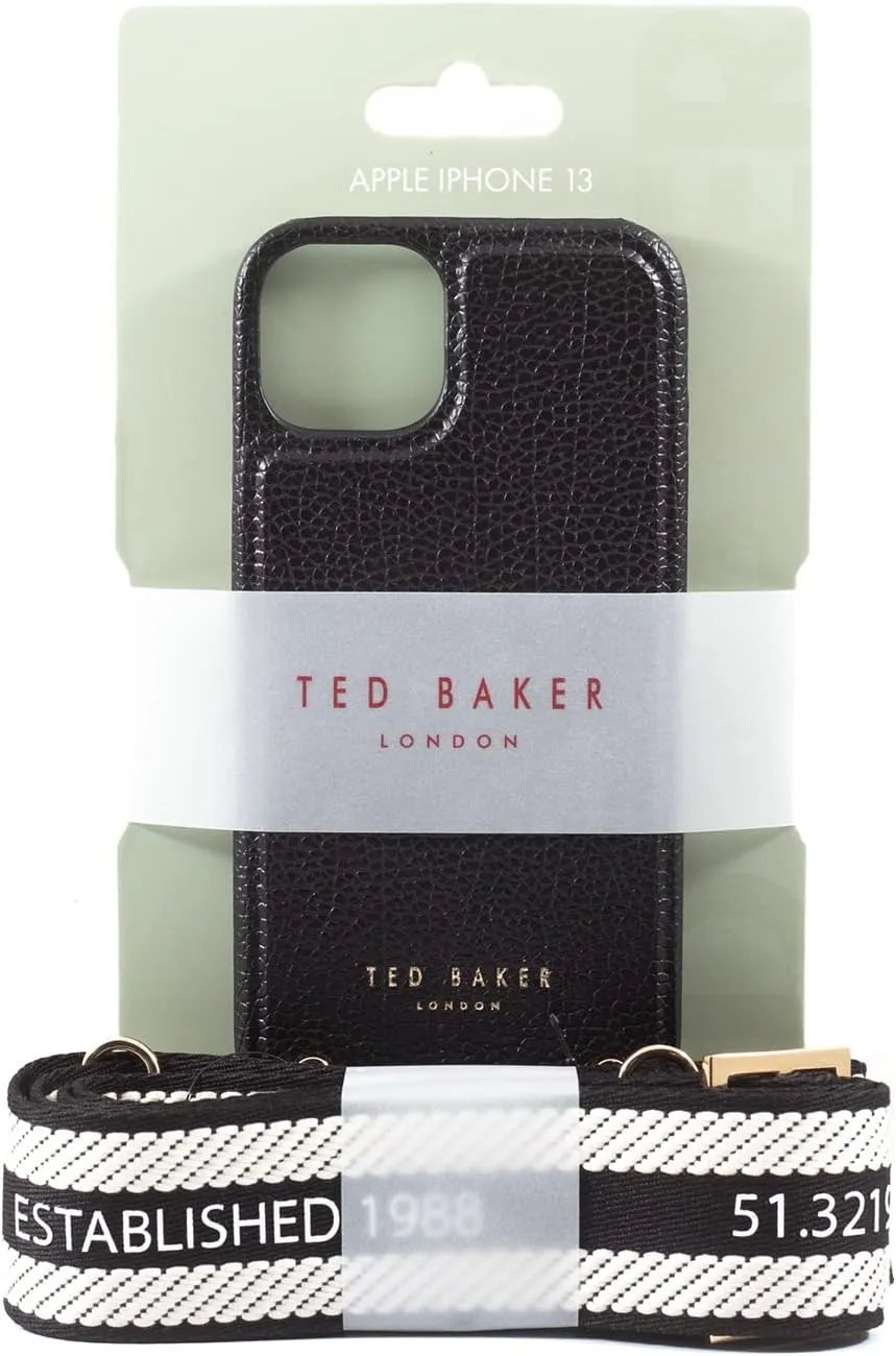 Ted Baker Half Wrap with Crossbody Case for iPhone 13 Black