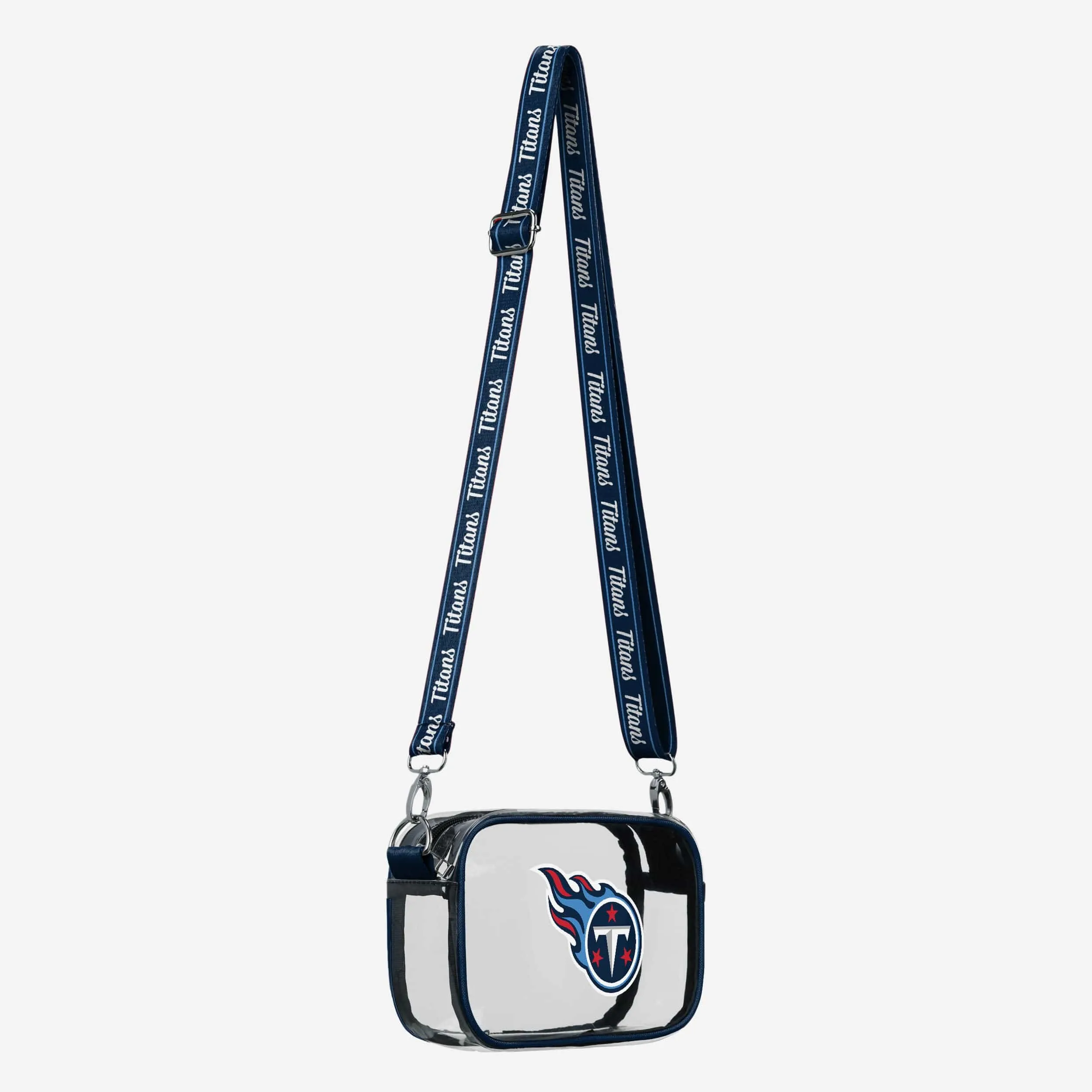 Tennessee Titans Team Stripe Clear Crossbody Bag