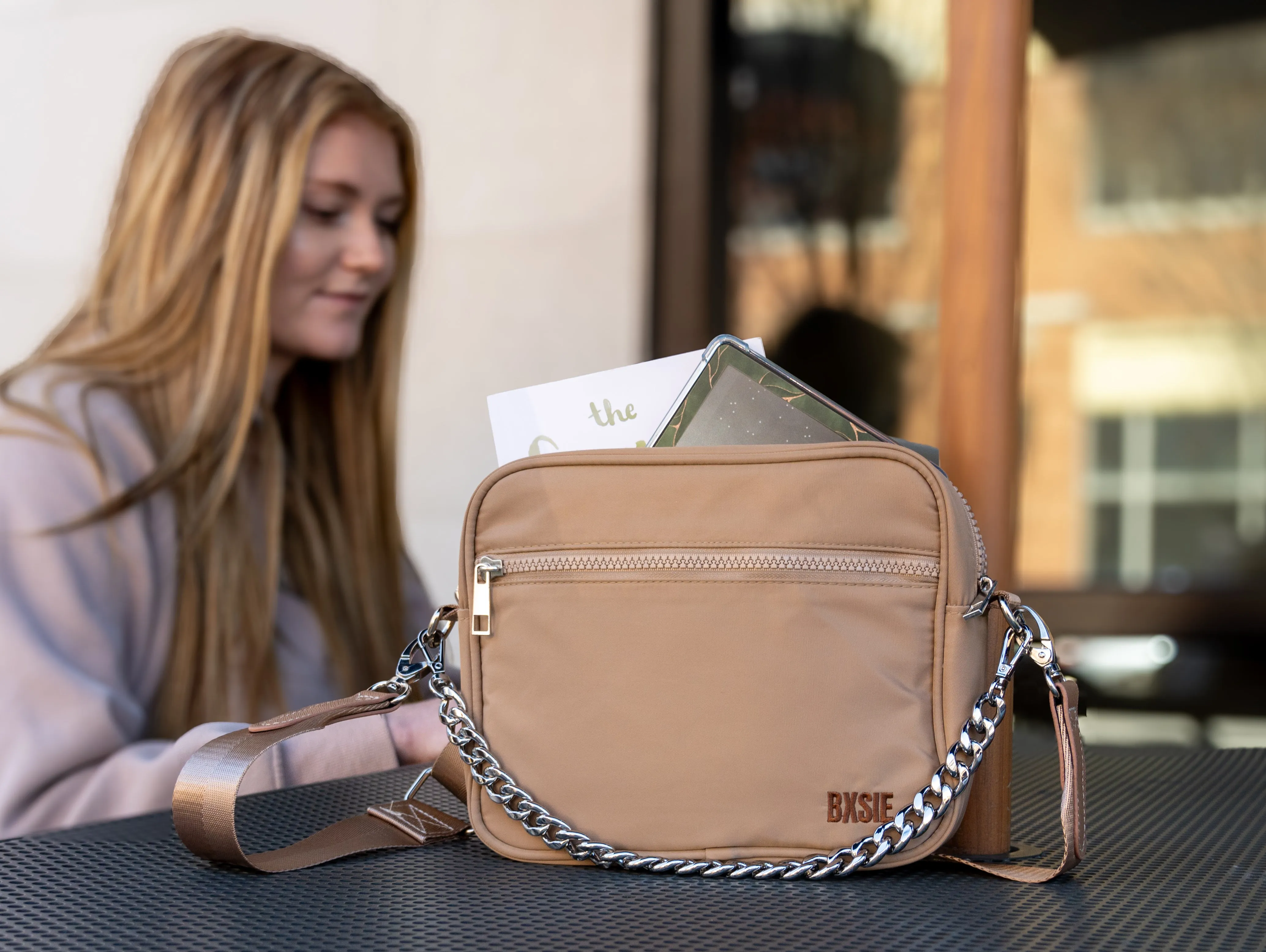 THE NOMADIC CROSSBODY IN SAND
