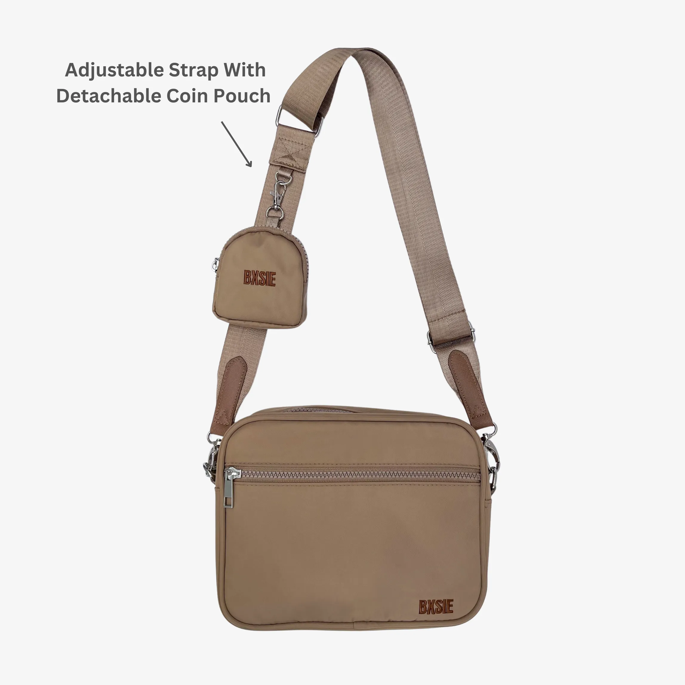 THE NOMADIC CROSSBODY IN SAND