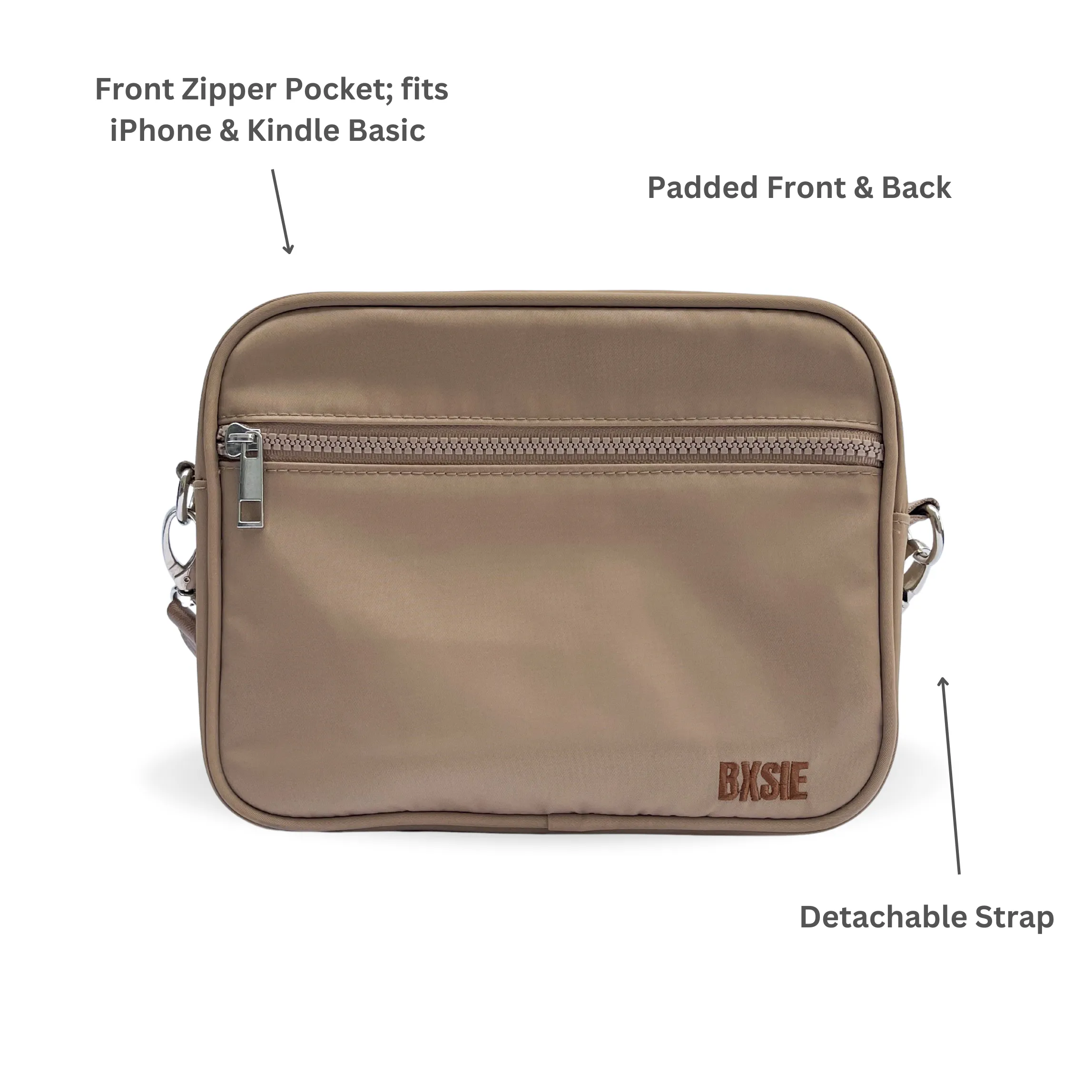 THE NOMADIC CROSSBODY IN SAND