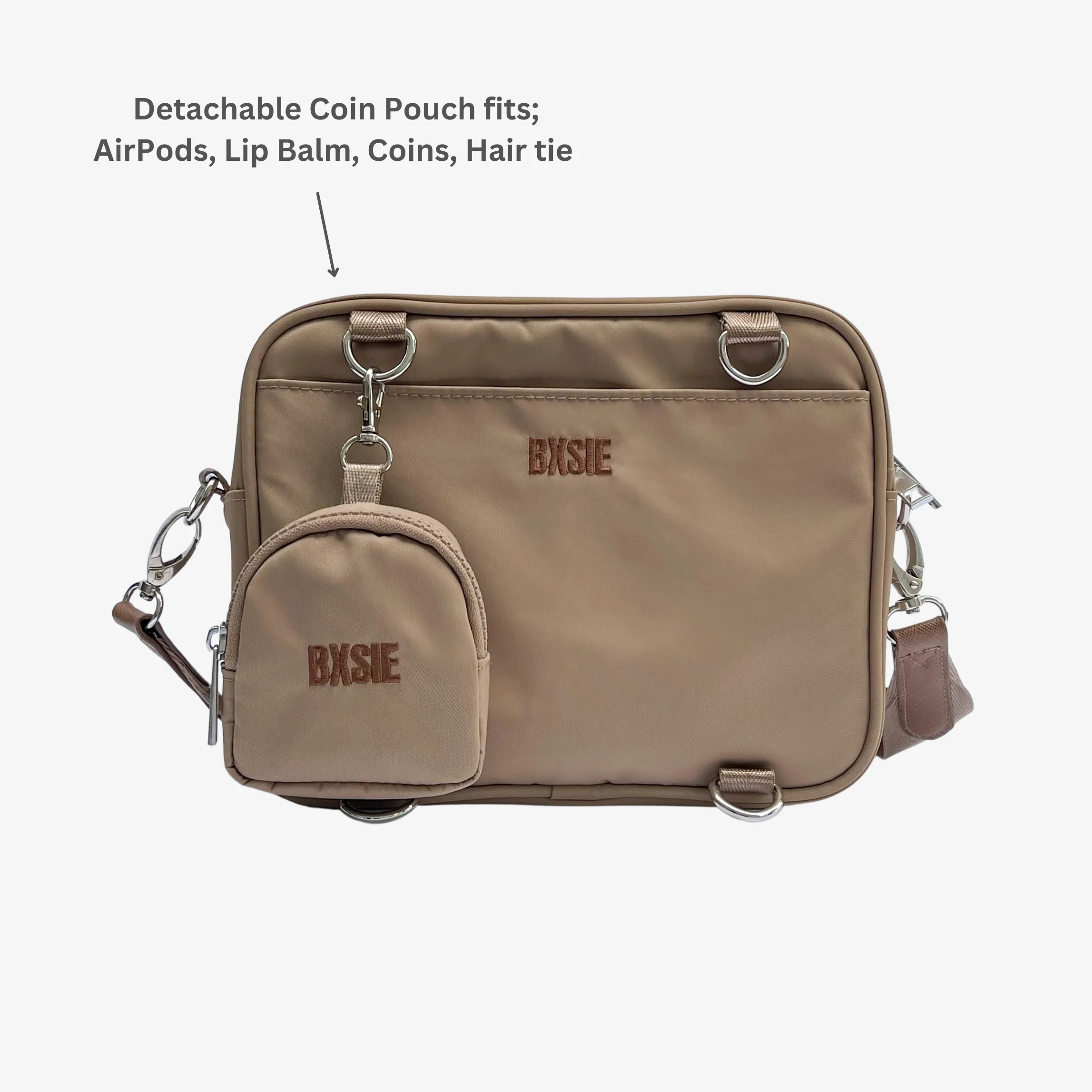 THE NOMADIC CROSSBODY IN SAND