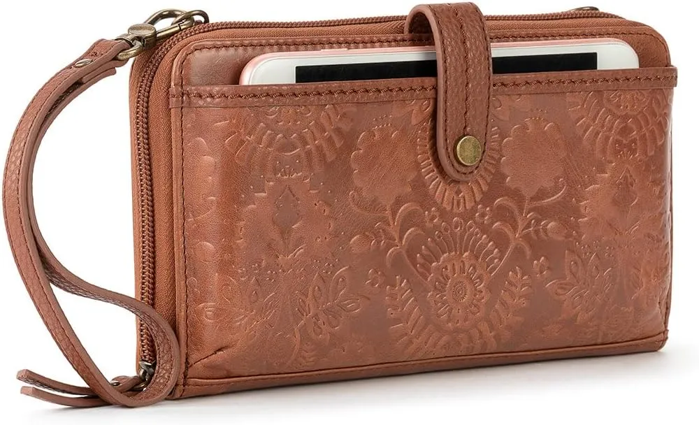 The Sak Iris Smartphone Crossbody Purse - Women's Cellphone Bag & Wallet For Everyday - Convertible Wristlet With Zipper