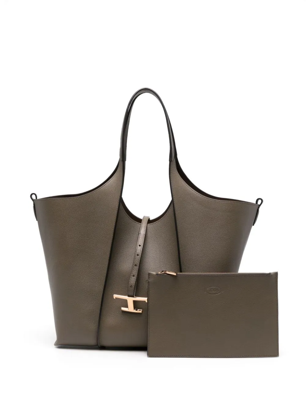 Tod's T Timeless Medium Leather Tote