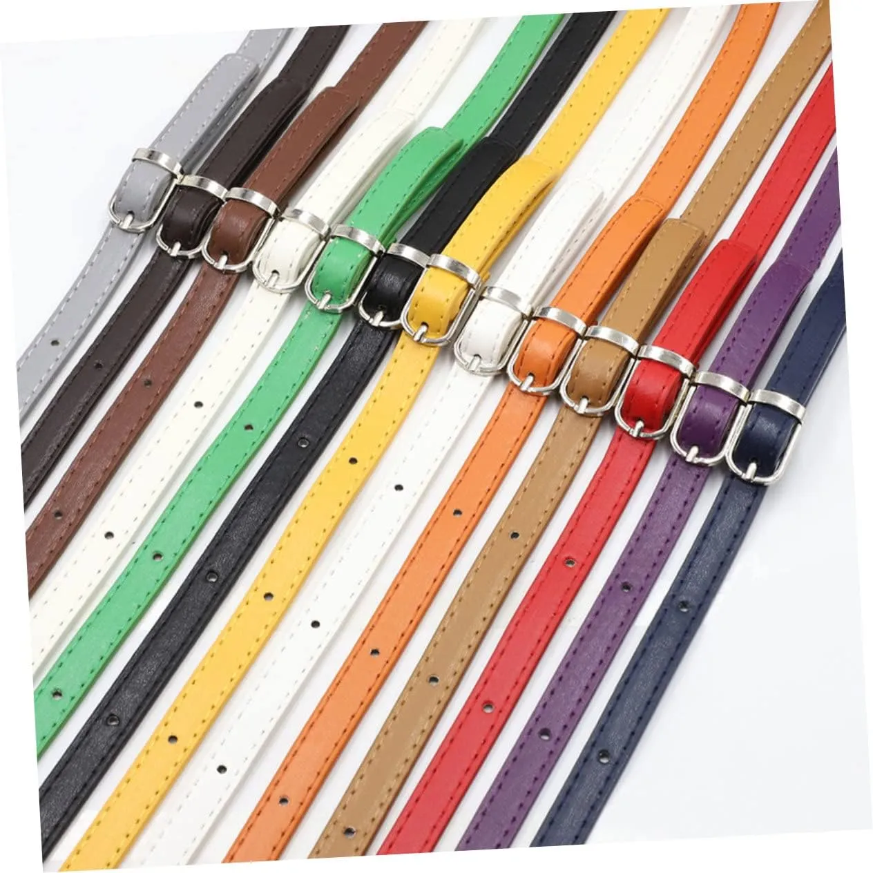 TOKIDNY 120cm Pu Synthetic Leather Handbag Handles Adjustable Shoulder Bag Replacement Strap for Women Bag Strap Handbag Belt Crossbody Pouch Belt