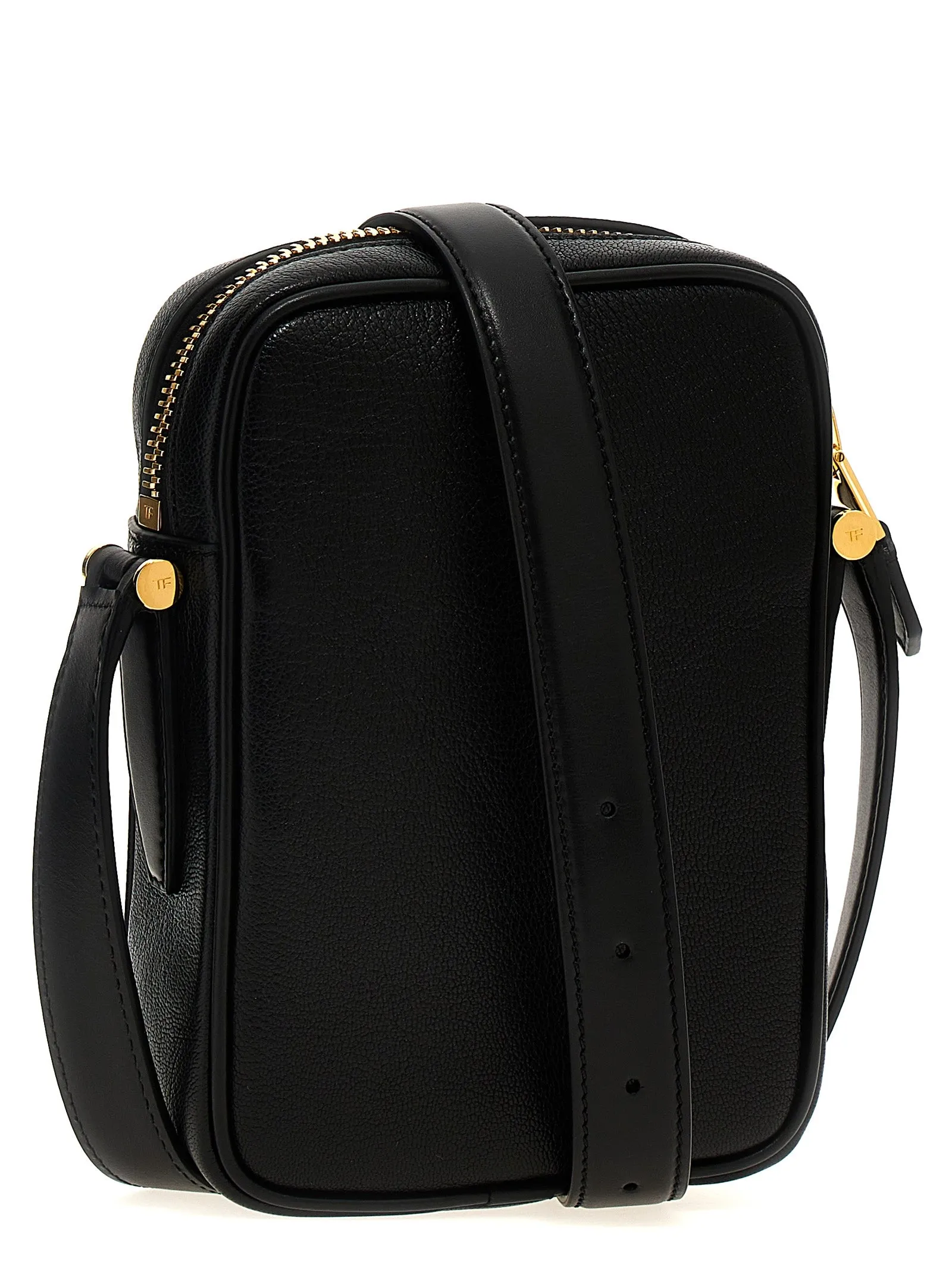 Tom Ford Logo Leather Shoulder Strap
