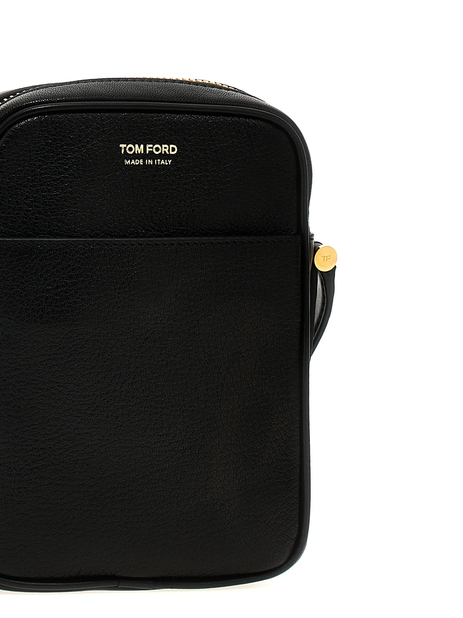 Tom Ford Logo Leather Shoulder Strap
