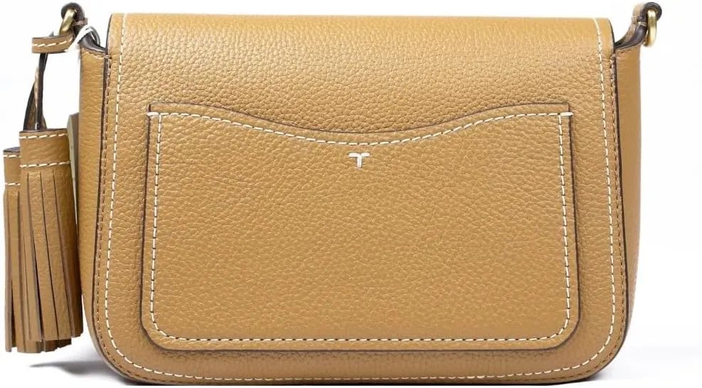 Tory Burch Women's Pebbled Leather Thea Flap Crossbody Shoulder Bag