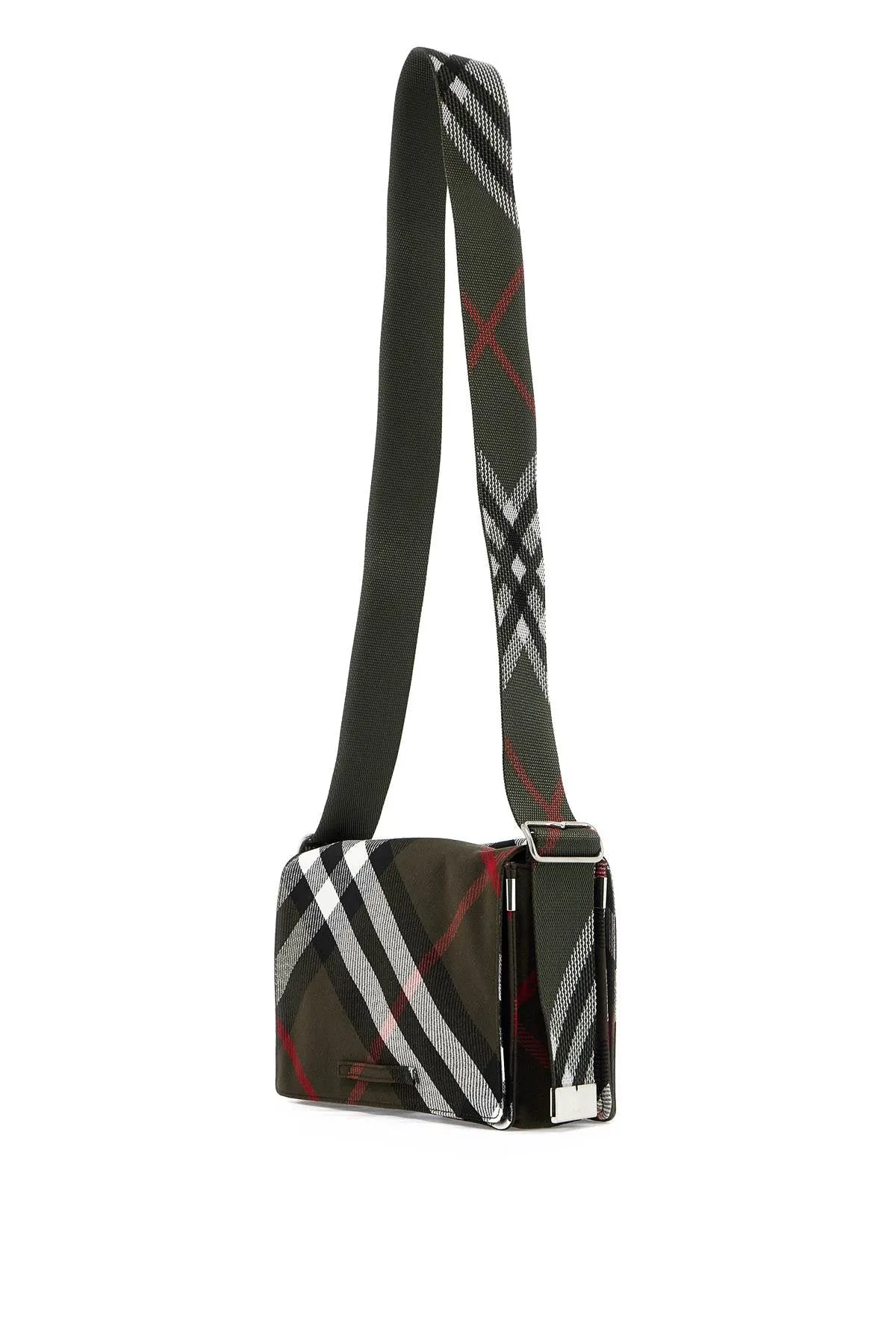trench check shoulder bag