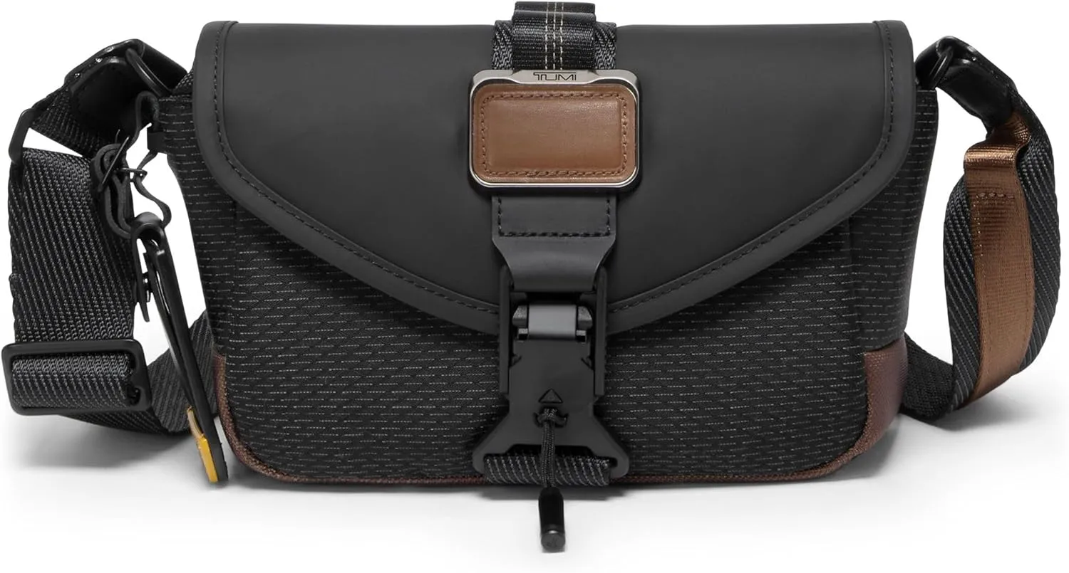TUMI - Alpha Bravo Compass Crossbody - Durable Outdoor-Inspired Travel Bag - Adjustable Straps for Everyday Use - Black Onyx
