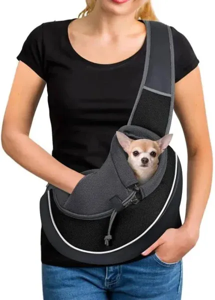 Ultimate Portable Crossbody Pet Carrier for Dogs and Cats