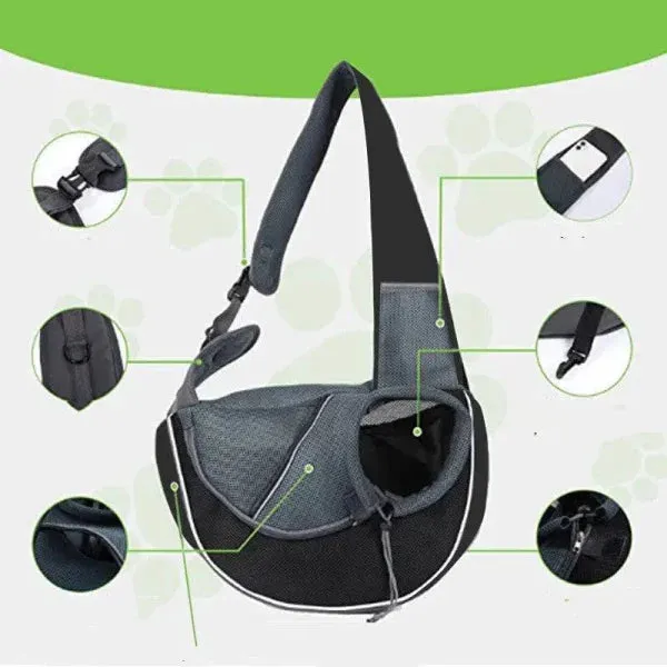 Ultimate Portable Crossbody Pet Carrier for Dogs and Cats