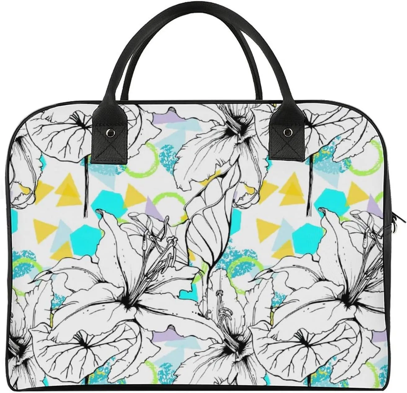Unisex Casual Nylon Santa Gifts Simple Handbag for Travel 13" X 19" X 8"