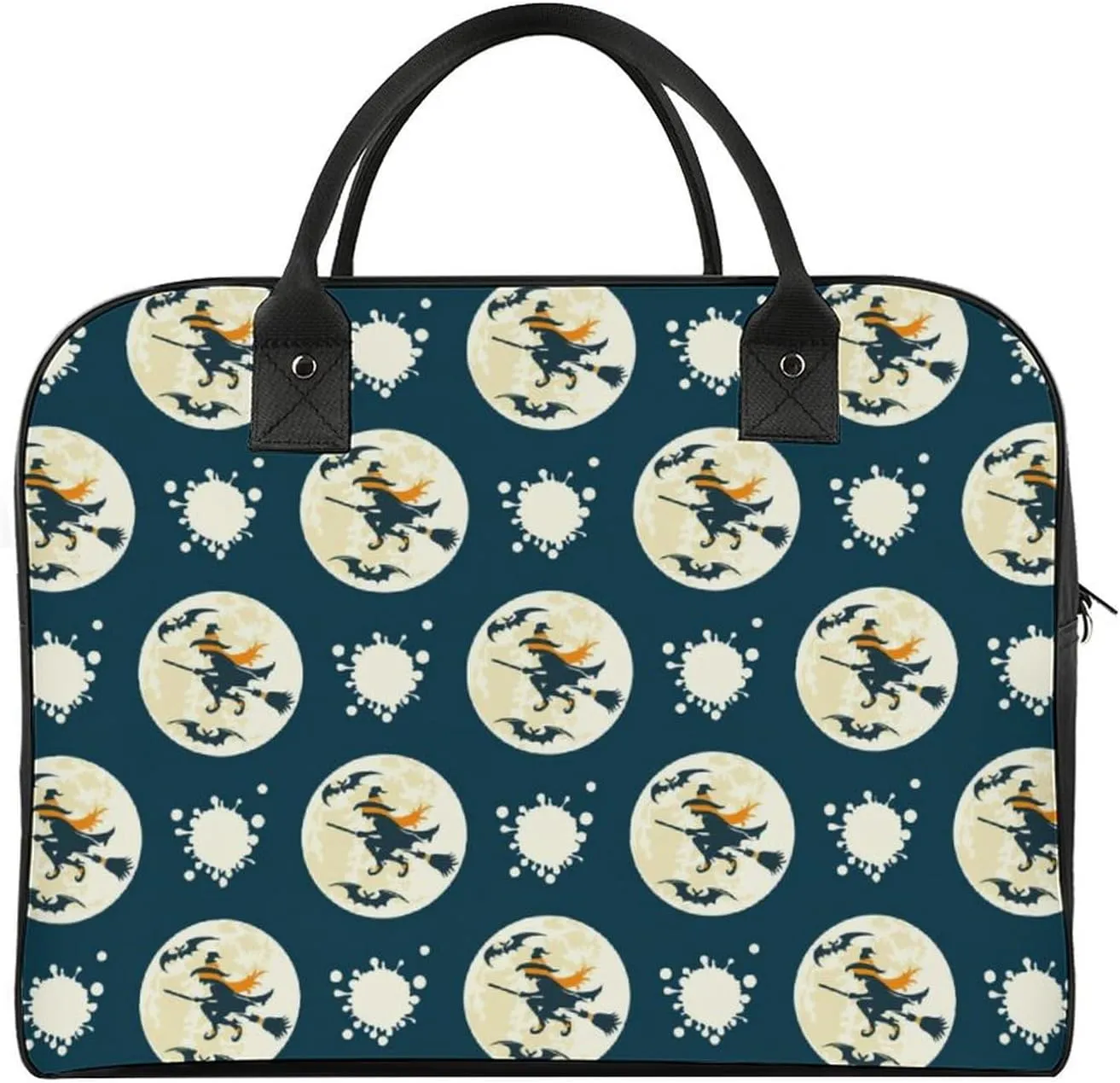 Unisex Shoulder Nylon Santa Gifts Office Handbag for Journey 13" X 19" X 8"