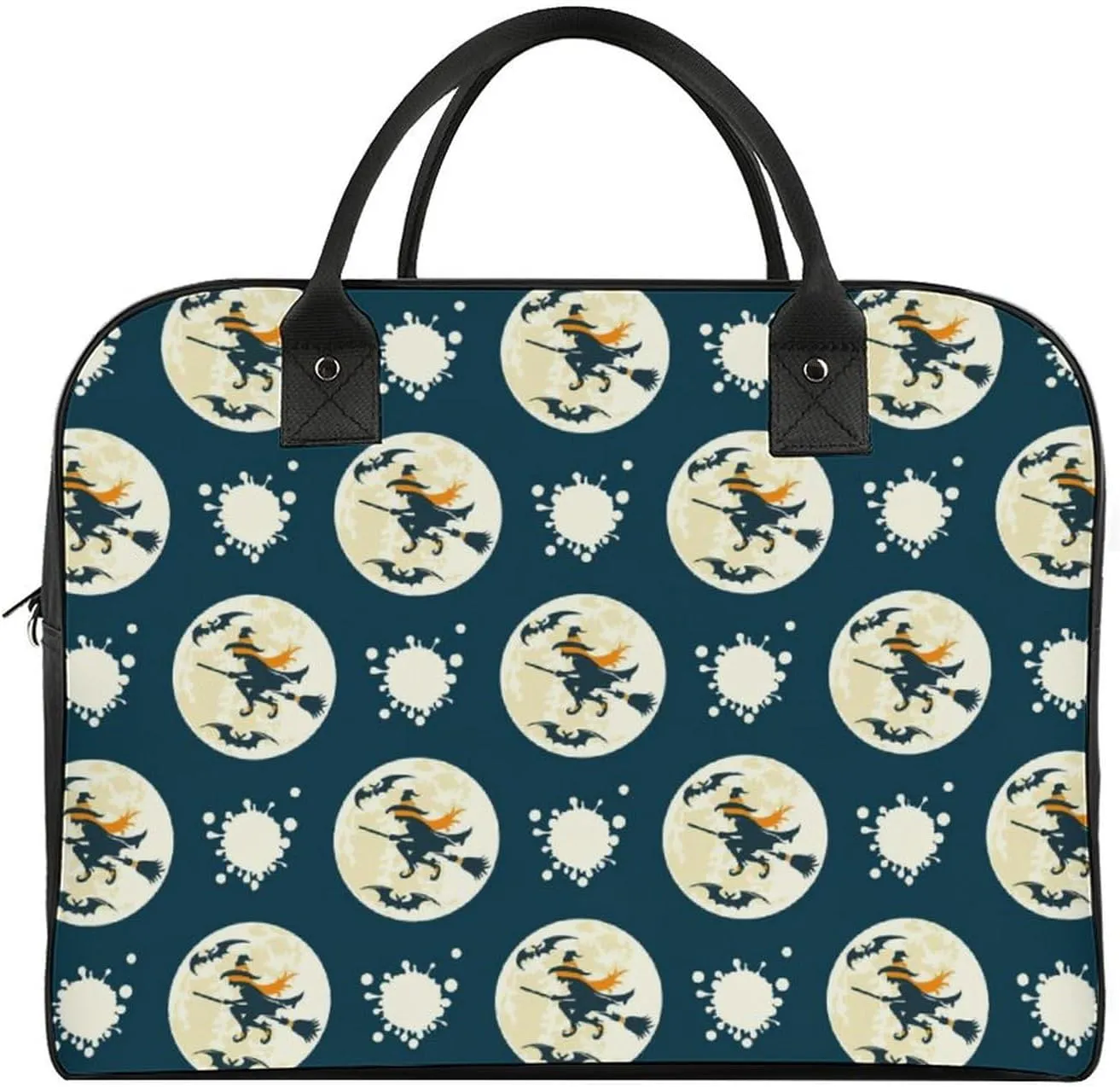 Unisex Shoulder Nylon Santa Gifts Office Handbag for Journey 13" X 19" X 8"