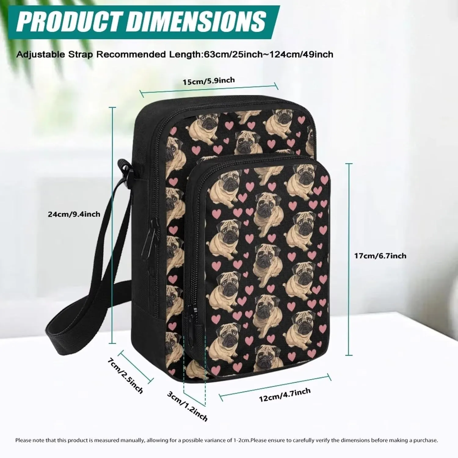 Uourmeti Crossbody Shoulder Bag Kids Cross Body Wallet Purse Phone Case