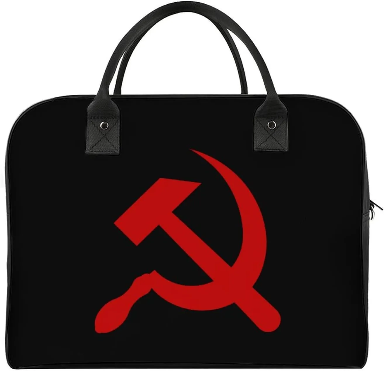 USSR Hammer Logo Duffle Bag for Travel Crossbody Sports Tote Gym Bag Shoulder Weekender Overnight Bag