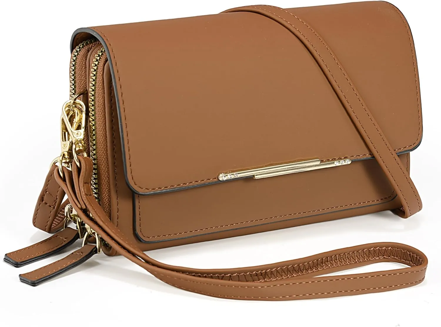 UTO Small Crossbody Shoulder Bag for Women Cellphone Bags Card Holder Wallet with Wristlet Purse and Handbags