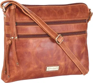 VALENCHI Women's Crossbody Handbags - Premium Leather Bags for Women - Everyday Purse with Adjustable Strap - Ladies Bag