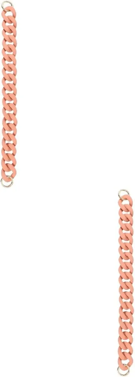VALICLUD 2 Pcs Acrylic Purse Chain Accessories Shiny Women Bag Replacement Chain for Bucket Purses Handbags Mini Handbags