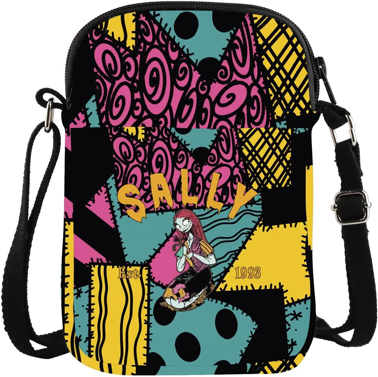 VAMSII The Nightmare Before Inspired Crossbody Bag Nightmare Horror Movie Fans Merch