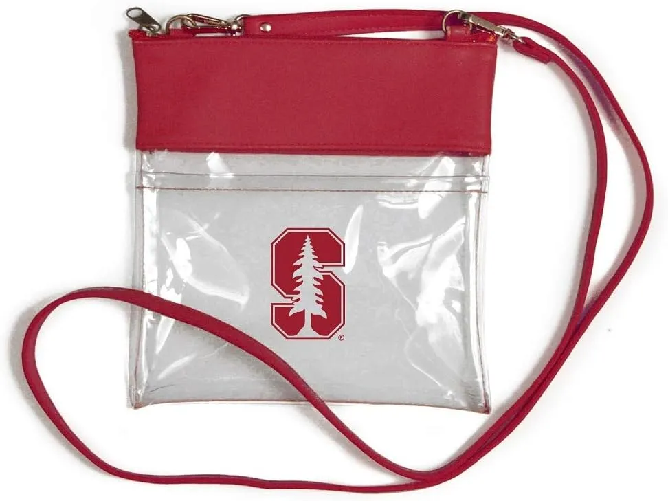Vegan Leather Collegiate Crossbody Bag (Stadium Approved) (Stanford)