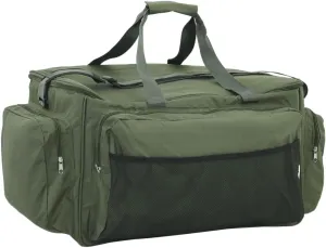 vidaXL Fishing Bag, Tackle Bag with Carry Handle, Fly Fishing Bag, Gear Bag for Hiking Travel Trekking Biking, Waterproof Dark Green Oxford Fabric