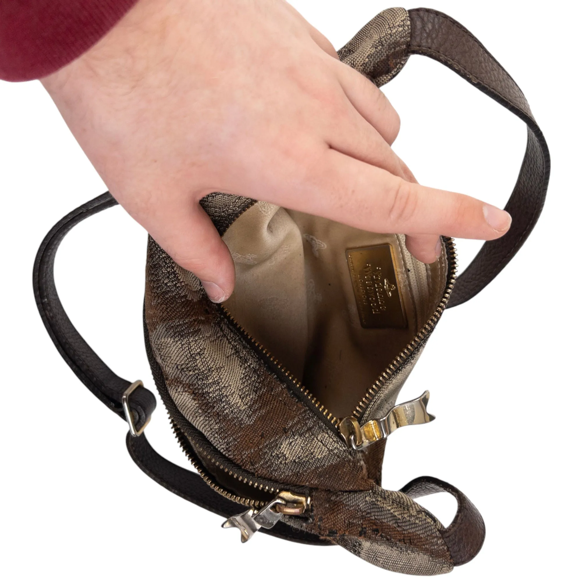 Vintage Vivienne Westwood Pattern Crossbody Bag