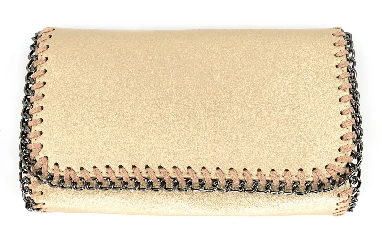 VL Handbag with Chain Accent