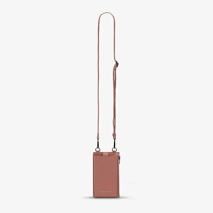 Voyager phone holder bag dusty rose