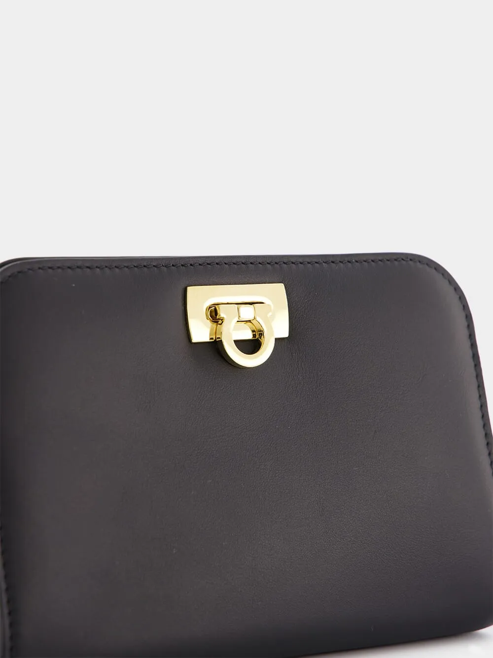 Wanda Black Leather Mini Bag