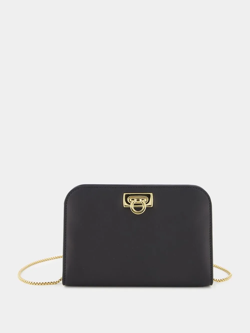 Wanda Black Leather Mini Bag