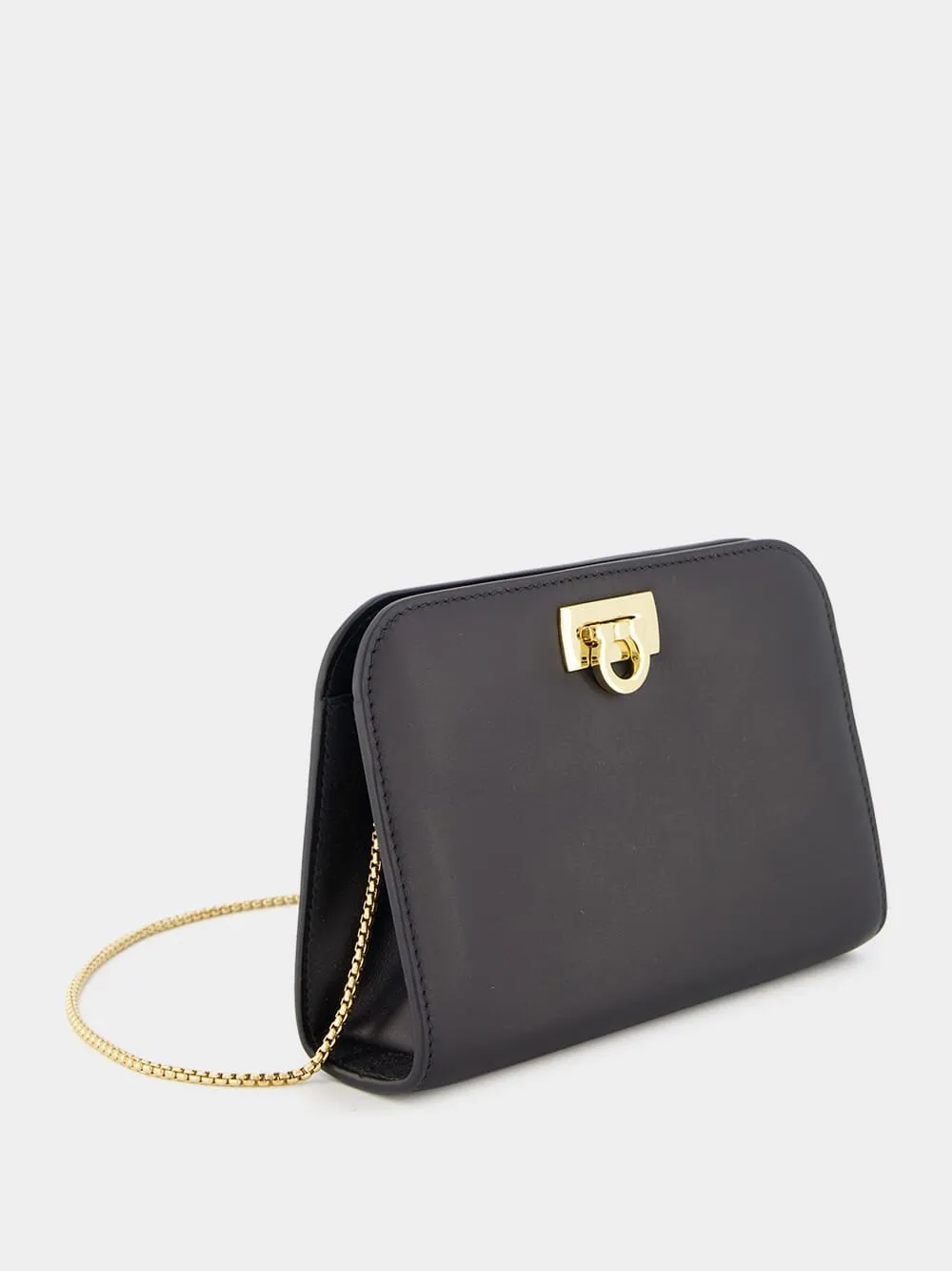 Wanda Black Leather Mini Bag