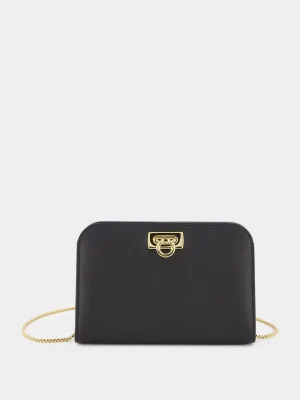 Wanda Black Leather Mini Bag