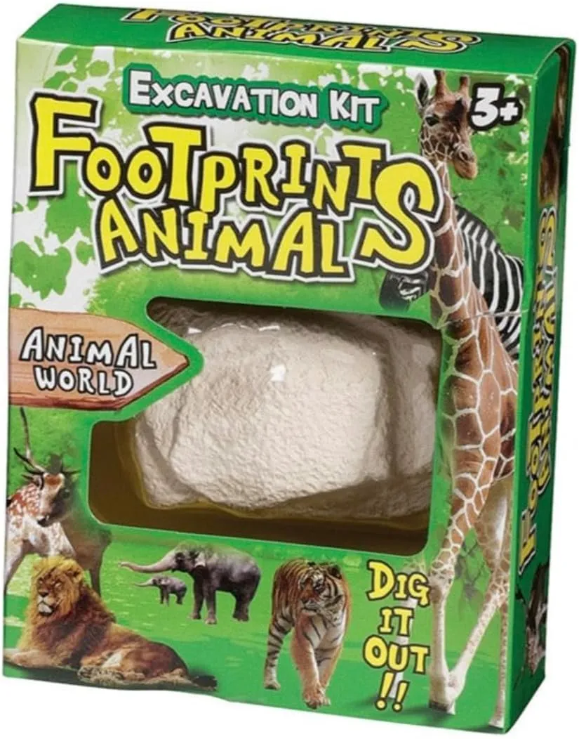 WARM FUZZY Toys Full Case of 12 Kids Tools Set Zoo Animals Digging Kit Archaeological Excavation Kit - Educational Learning Toy for Boys Girls,Kids Playsets, Birthday Party Supplies