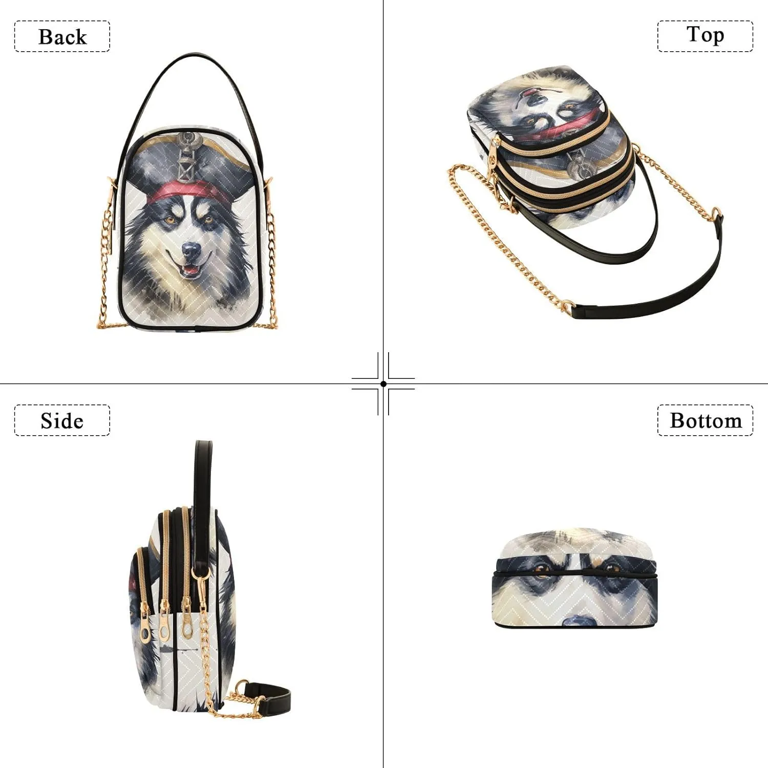 Watercolor Pumpkins Crossbody Shoulder Purse, Women’s Crossbody, Crossbody Bag for Women
