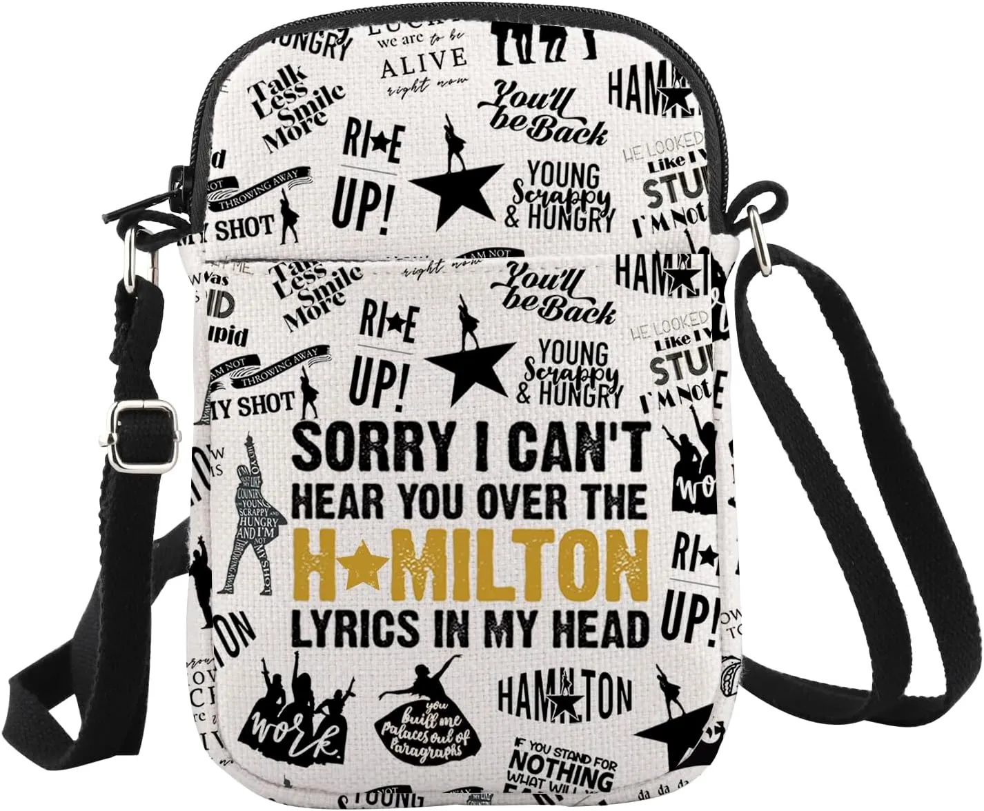 WCGXKO American Musical Crossbody Bag Musical Theater Gift for Musical Lovers