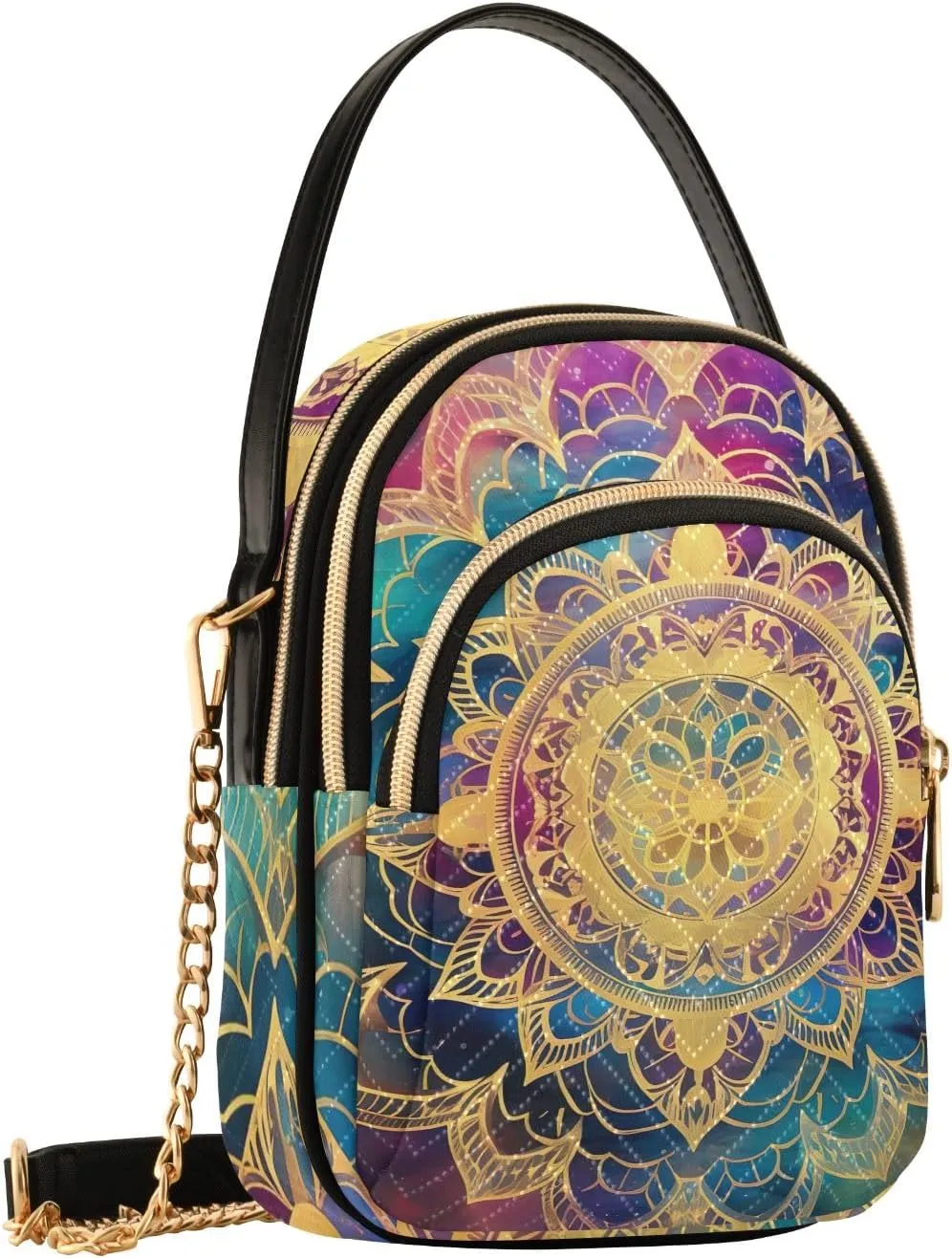 Winter Cute Scottish Cow Fashion Crossbody Bags for Women Chain Crossbody Bag