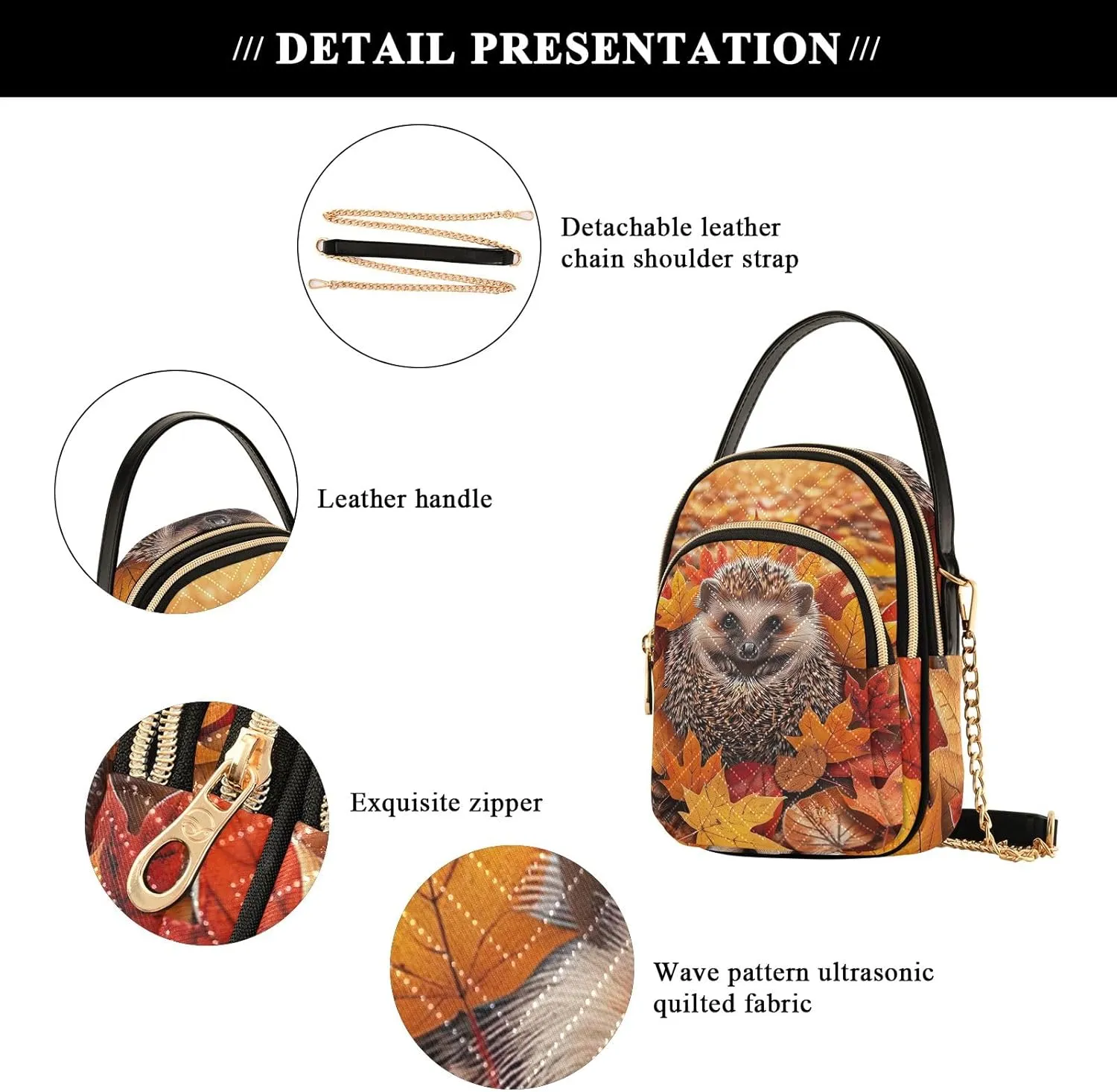 Women Crossbody Bags Quilted Purse with Chain