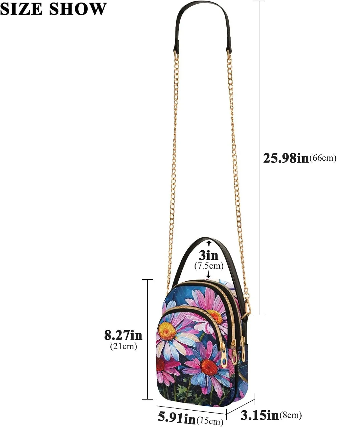 Women Crossbody Bags Quilted Purse with Chain