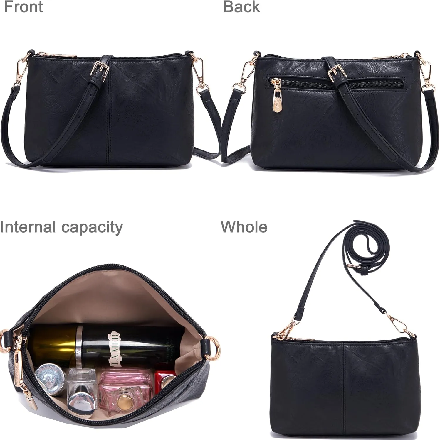 Women Large Crossbody Bags Ladies Satchel Shoulder Handbags Purse and Wallet Set for Women Totes Hobo Purses