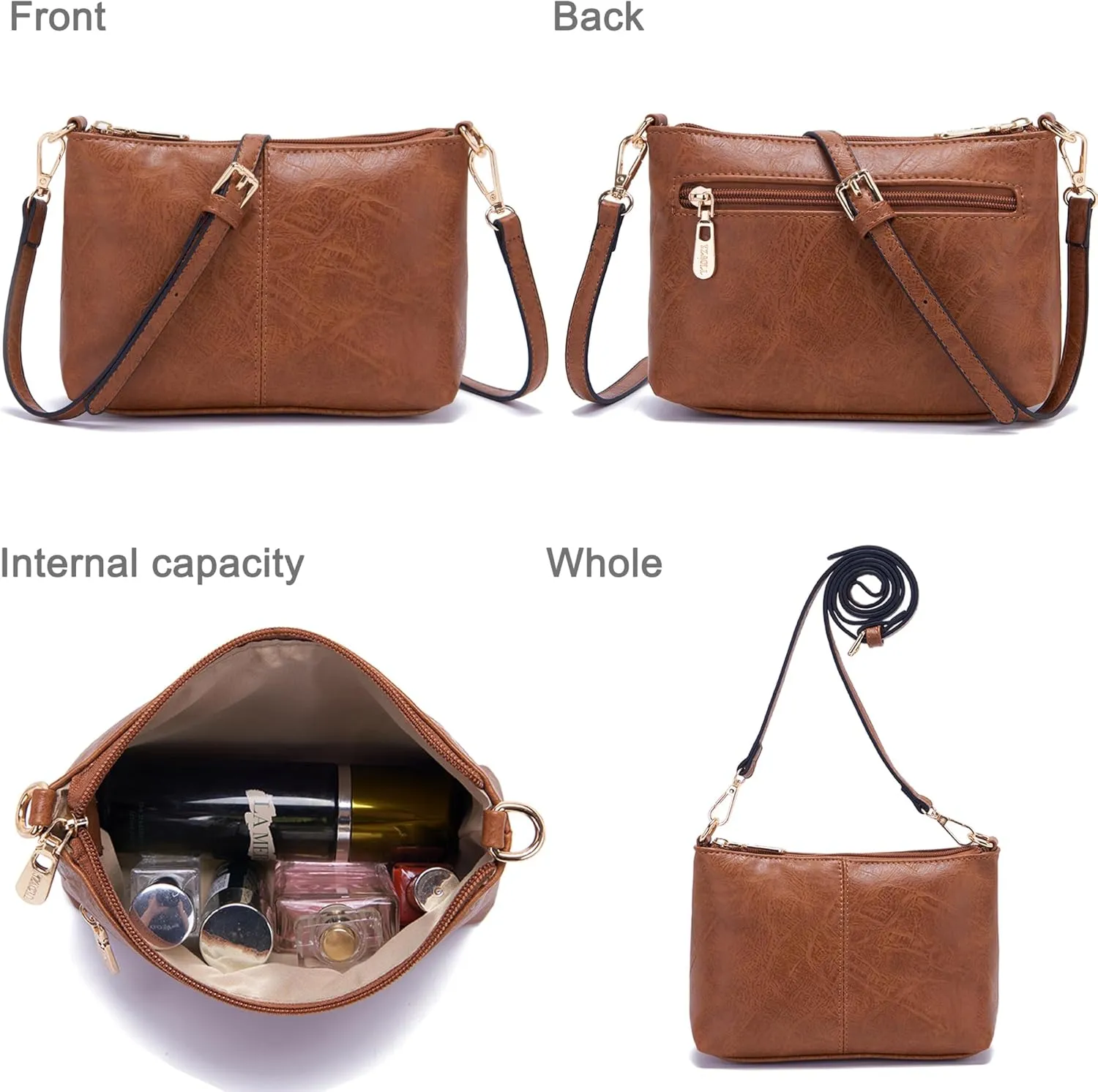 Women Large Crossbody Bags Ladies Satchel Shoulder Handbags Purse and Wallet Set for Women Totes Hobo Purses