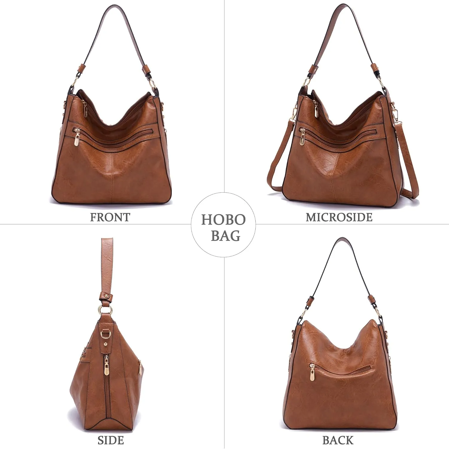 Women Large Crossbody Bags Ladies Satchel Shoulder Handbags Purse and Wallet Set for Women Totes Hobo Purses