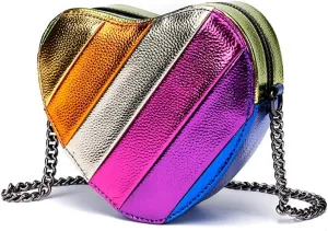 Women Satchel Handbags Quilted Crossbody Bags PU Leather Ladies Shoulder Bag Chain Strap Clutch Purse